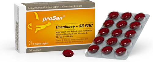 proSan Cranberry-36 PAC - najbolji standardizirani dodatak s brusnicom
