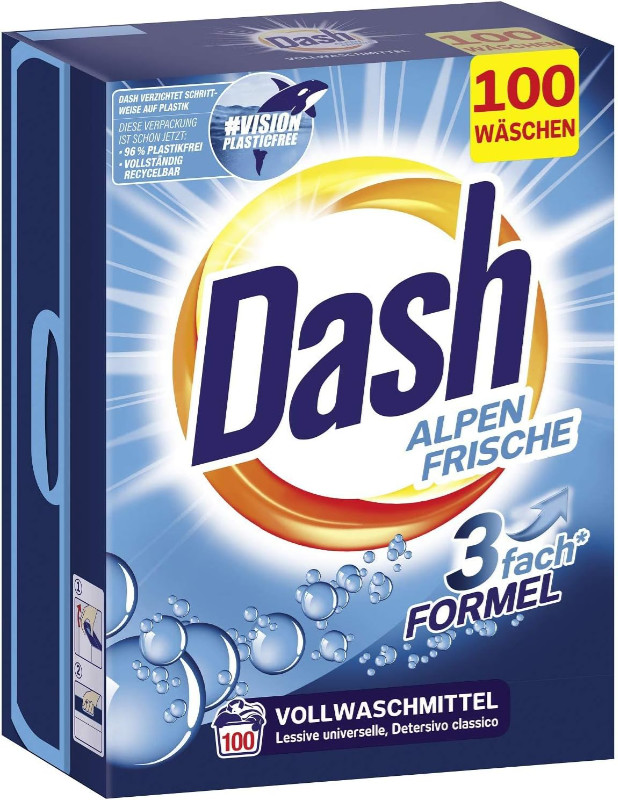 Dash prašak za bijelo rublje - Alpska svježina