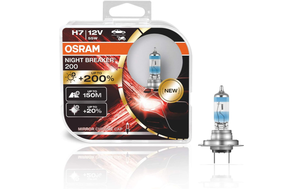 OSRAM NIGHT BREAKER 200 H7 - test H7 žarulja