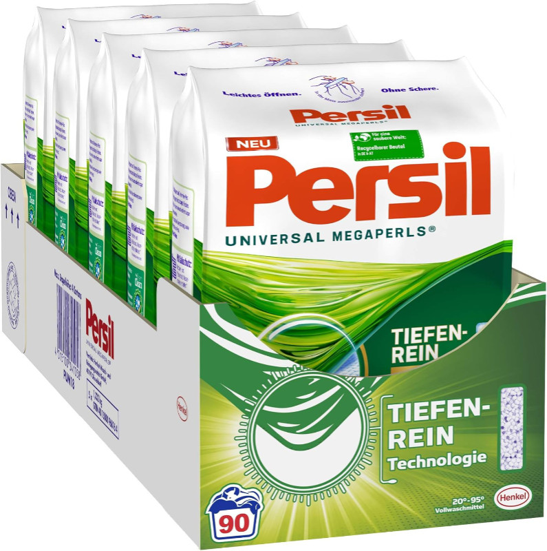 Persil Universal prašak za bijelo rublje - Dubinsko čišćenje i dugotrajna svježina za bijelo i svijetlo rublje