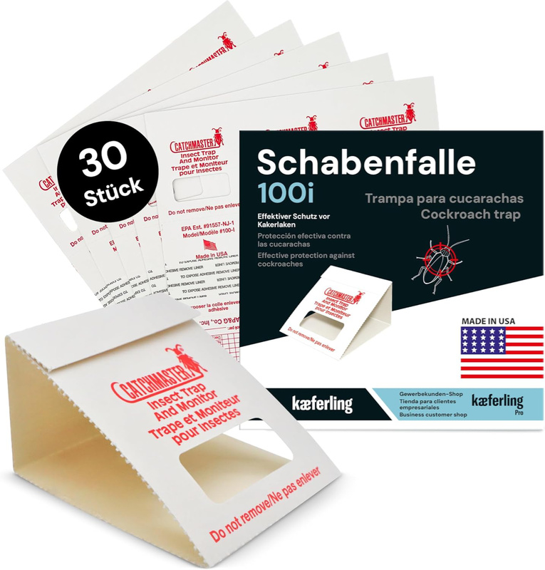 Catchmaster zamka za žohare 100i – 30 komada, bez otrova i bez biocida