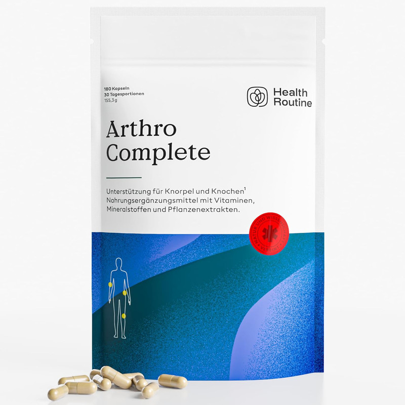 Health Routine Arthro Complete – kapsule za potporu zglobovima i hrskavici (180 kapsula)