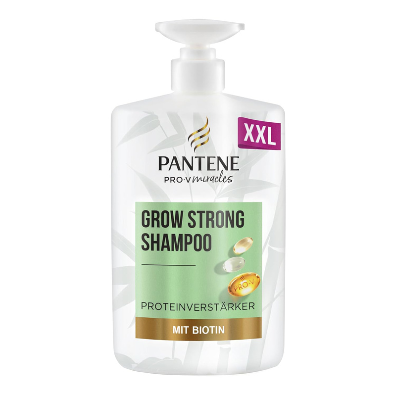 Pantene Pro-V Grow Strong Shampoo – šampon s biotinom i proteinskim pojačivačem za jaču, gušću i otporniju kosu (1000 ml)